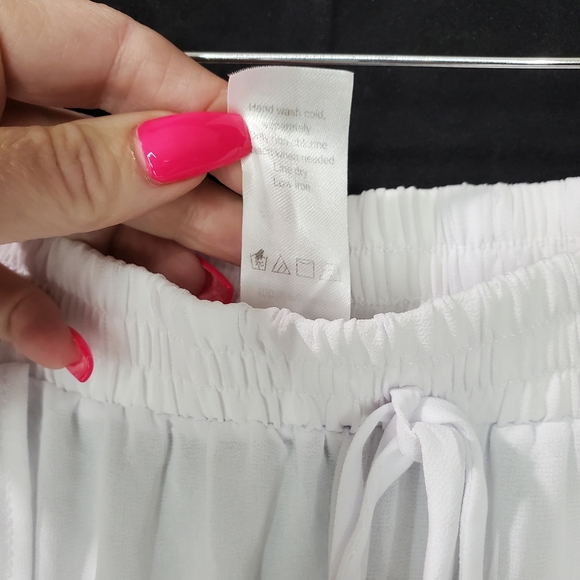 Swimsuits For All Beach Pool Skirt Swimsuit Cover-up Sheer White Size 22/24 Slit - Picture 7 of 11